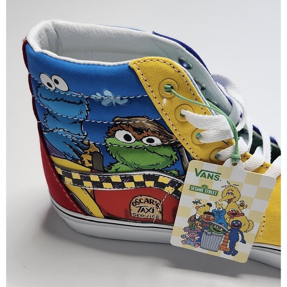 Vans x Sesame Street Sk8-Hi 'Oscar's Taxi Service' Sneakers - Picture 3 of 9
